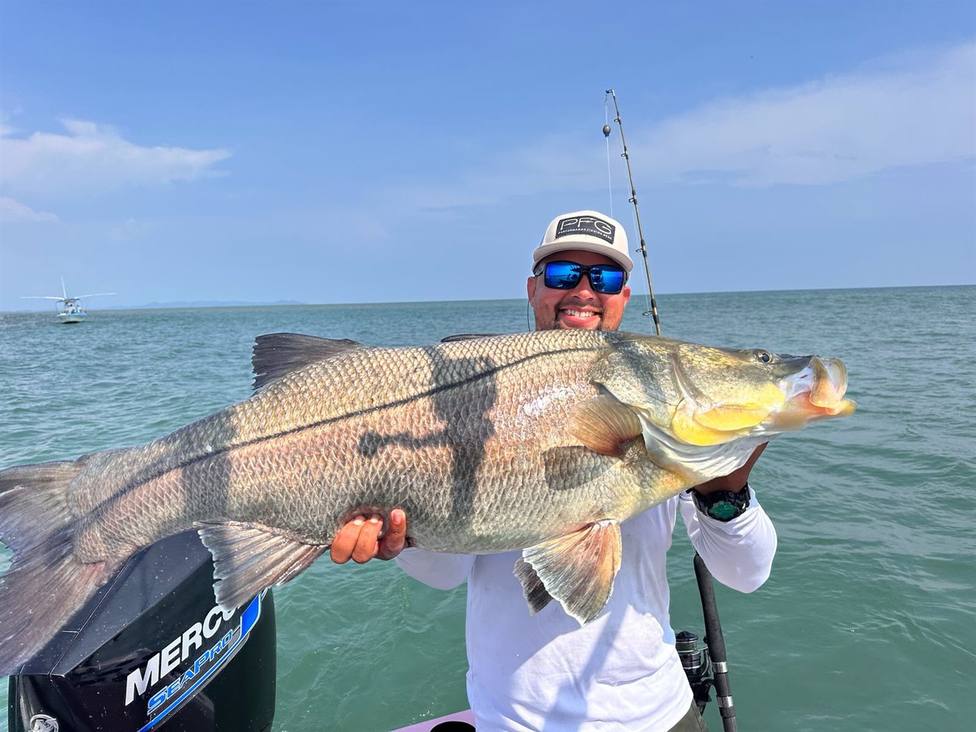 Large snook caught with Zapata Fishing
